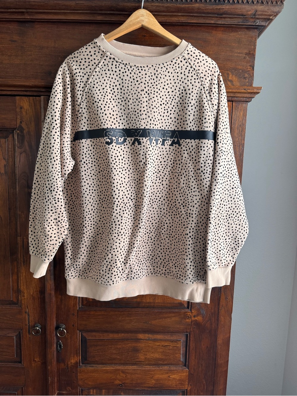 Sarah's Day x White Fox Active speckle crewneck sweatshirt